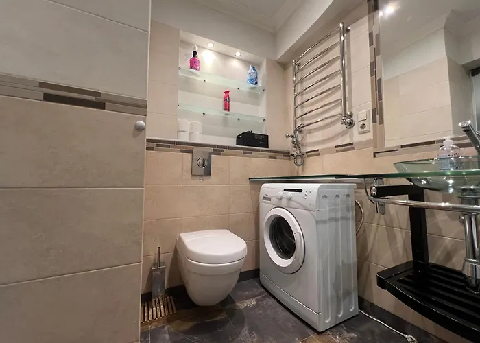 Sauna Penthouse With City Views And Free Parking - Riga Appartamento *