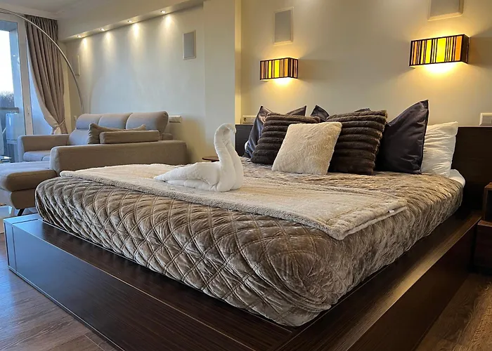 Sauna Penthouse With City Views And Free Parking - Riga Apartment Riga