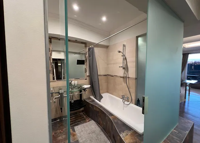 Apartment Sauna Penthouse With City Views And Free Parking - Riga