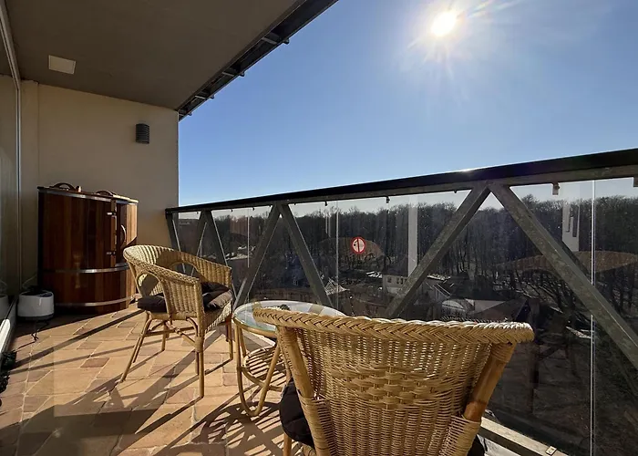 Sky-high Sauna Penthouse Retreat With Views Dzīvoklis Riga